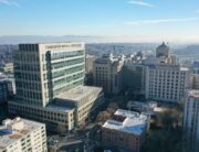 Harborview campus aerial view from the north